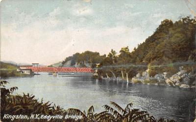 Eddyville Bridge Kingston, New York Postcard