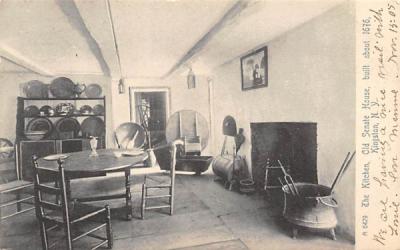 Old Sentate House Kitchen Kingston, New York Postcard
