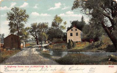 Highway  Kingston, New York Postcard