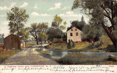Highway Kingston, New York Postcard