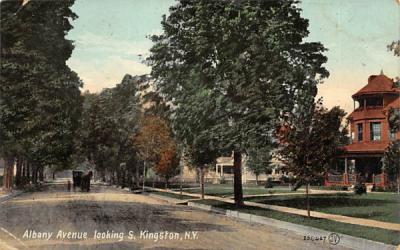 Albany Avenue Kingston, New York Postcard