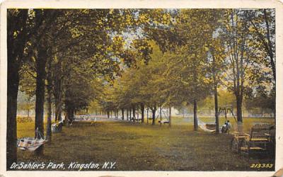 Dr Sahler's Park Kingston, New York Postcard