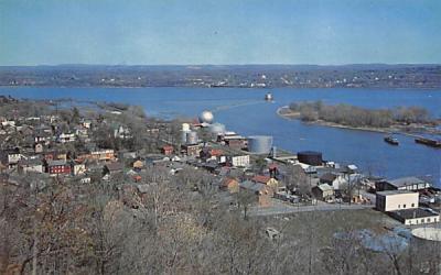 Rondout Creek Hudson River Kingston, New York Postcard