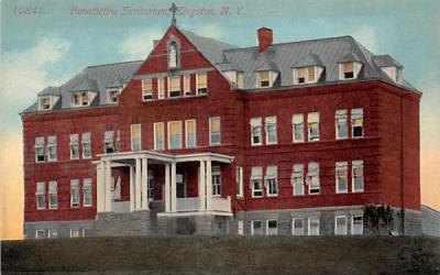Benedictive Sanitarium Kingston, New York Postcard