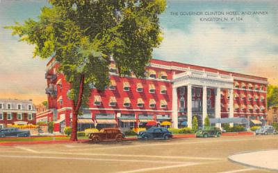 Governor Clinton Hotel and Annex Kingston, New York Postcard