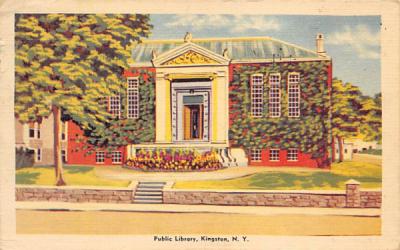 Public Library Kingston, New York Postcard