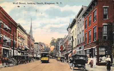 Wall Street South Kingston, New York Postcard