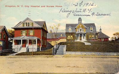 Hospital and Nurses Home Kingston, New York Postcard