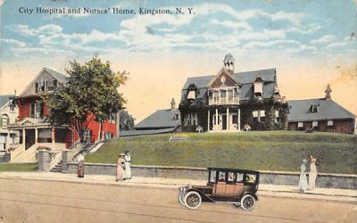Hospital and Nurses Home Kingston, New York Postcard