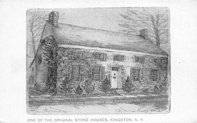 Original Stone House Kingston, New York Postcard