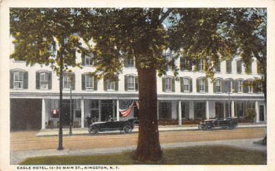 Eagle Hotel Main Street Kingston, New York Postcard