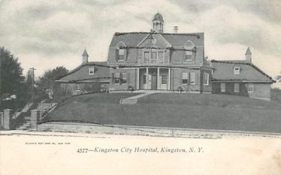 City Hospital Kingston, New York Postcard