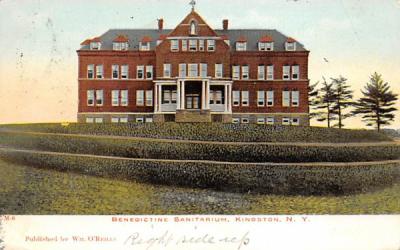 Benedictine Sanitarium and Nurses Home Kingston, New York Postcard