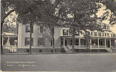 Dr Sahler's Sanitarium Kingston, New York Postcard