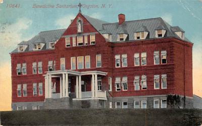 Benedictine Sanitarium and Nurses Home Kingston, New York Postcard