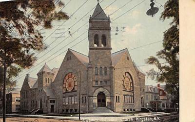 1875 St James Methodist Church Kingston, New York Postcard