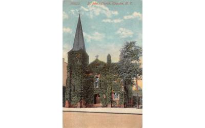 St Johns Church Kingston, New York Postcard