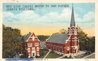 Church Kingston, New York Postcard