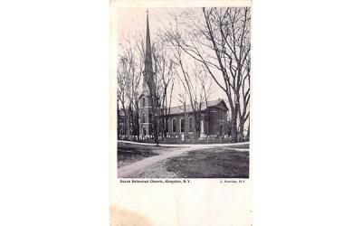 Dutch Reformed Church Kingston, New York Postcard