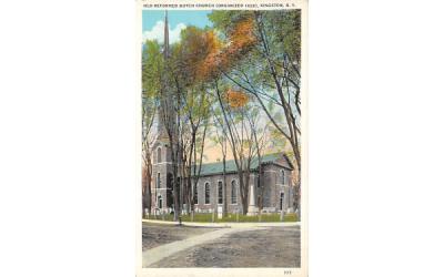 Old Reformed Dutch Church Kingston, New York Postcard