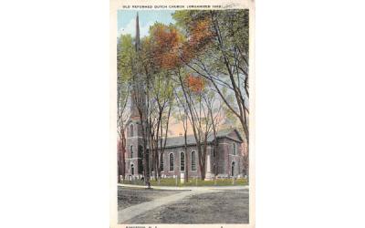 Old Reformed Church Kingston, New York Postcard