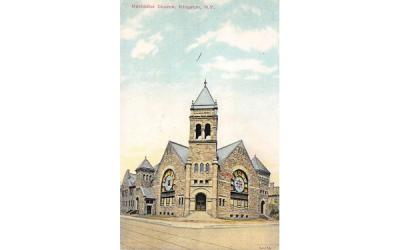 Methodist Church Kingston, New York Postcard