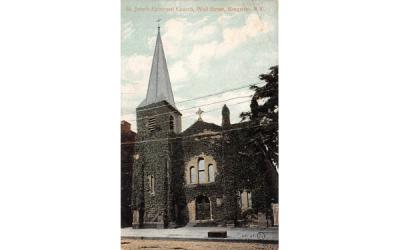 St Johns Episcopal Church Kingston, New York Postcard