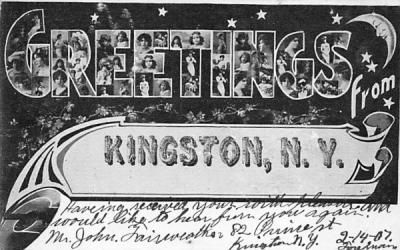 Greetings From Kingston, New York Postcard