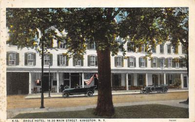 Eagle Hotel Main Street Kingston, New York Postcard