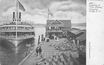 Landing of the Albany Kingston, New York Postcard