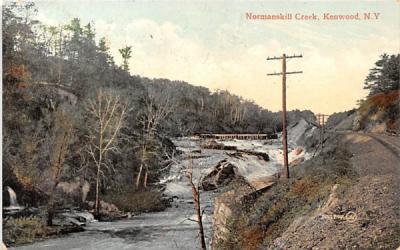 Normanskill Creek Kenwood, New York Postcard