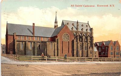 All Saints' Cathedral Kenwood, New York Postcard
