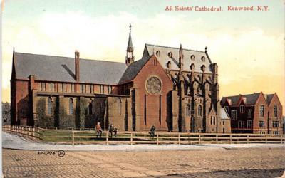 All Saints' Cathedral Kenwood, New York Postcard