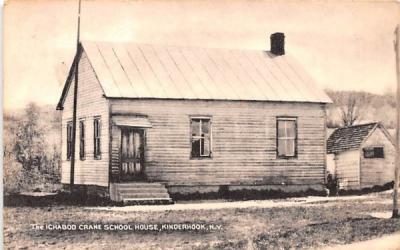 Ichabod Crane School House Kinderhook, New York Postcard