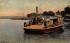 Chain Ferry Kingston, New York Postcard
