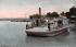 Chain Ferry Boat Kingston, New York Postcard