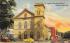 St Josephs Church and School Kingston, New York Postcard