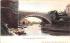 Old Arch Bridge Keeseville, New York Postcard