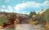 Looking up the Ausable River Keeseville, New York Postcard
