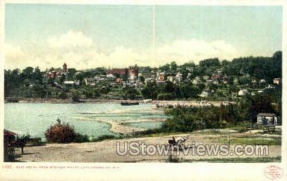 Steamer Wharf - Lake Champlain, New York NY Postcard