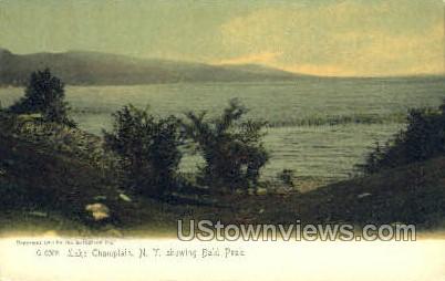 Bald Peak - Lake Champlain, New York NY Postcard