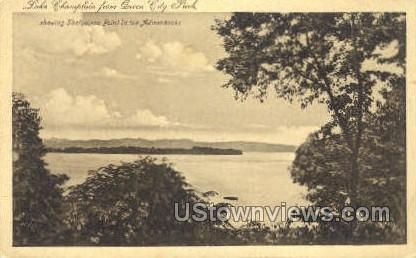 Shelbourne Point - Lake Champlain, New York NY Postcard