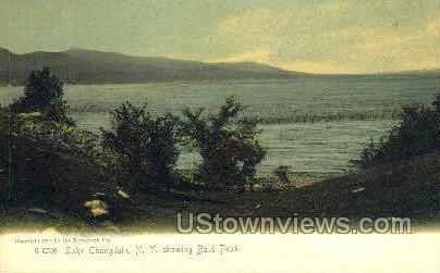 Bald Peak - Lake Champlain, New York NY Postcard
