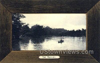 The Rower - Lake Champlain, New York NY Postcard