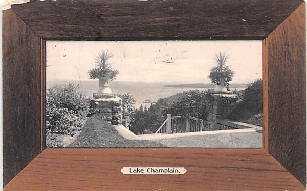 Water View Lake Champlain, New York Postcard