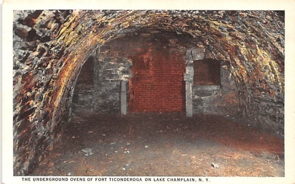 Underground Ovens Lake Champlain, New York Postcard