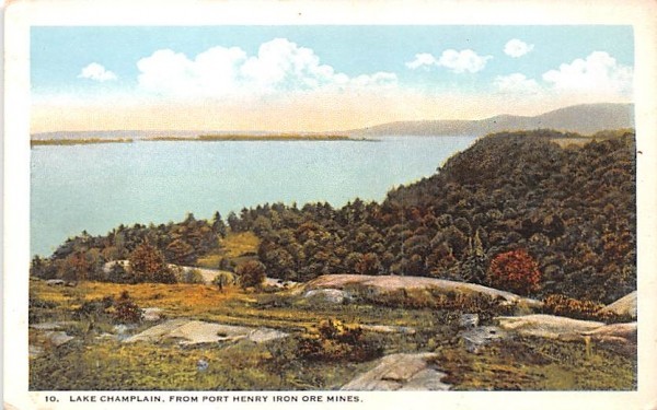 From Port Henry Iron Ore Mines Lake Champlain, New York Postcard