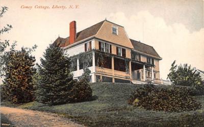Comey Cottage Liberty, New York Postcard