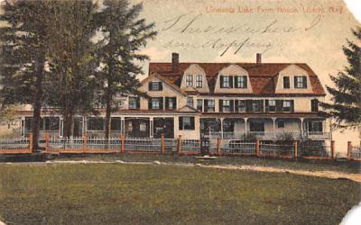 Clements Lake Farm House Liberty, New York Postcard