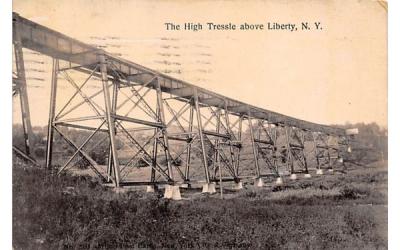 The High Trestle Liberty, New York Postcard